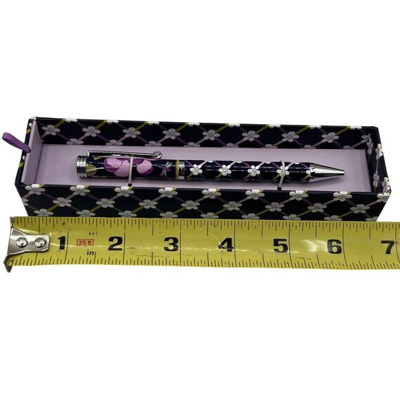 Vera Bradley NEW Floral Nightingale Refillable Ball Point Pen Gift Box Holiday - Picture 3 of 8